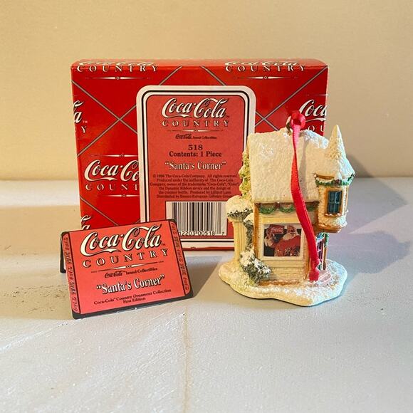 Vintage Coca~Cola “Santa’s Corner” Ornament - Picture 3 of 6